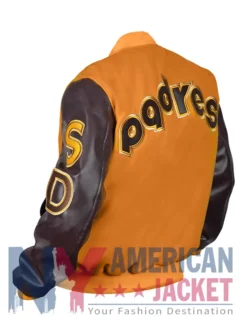 San Diego Varsity Orange And Padres Brown Jacket