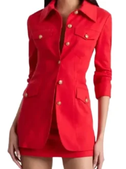 Sara Haines The View 2025 Red Jacket
