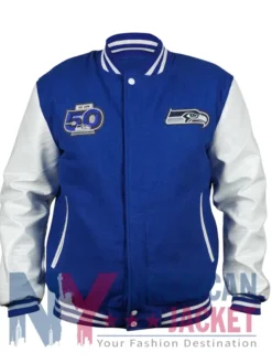 Seattle Seahawks Blue 50th Season Jacket