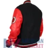 Spider Across Man the Spider Verse Miles Morales Varsity Jacket
