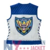 Stegaro American Eagle Motorcycle Leather Blue Vest