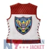 Stegaro American Eagle Motorcycle Maroon Leather Vest