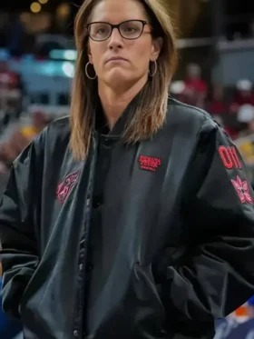 Stephanie White Indiana Fever Stranger Things Varsity Jacket