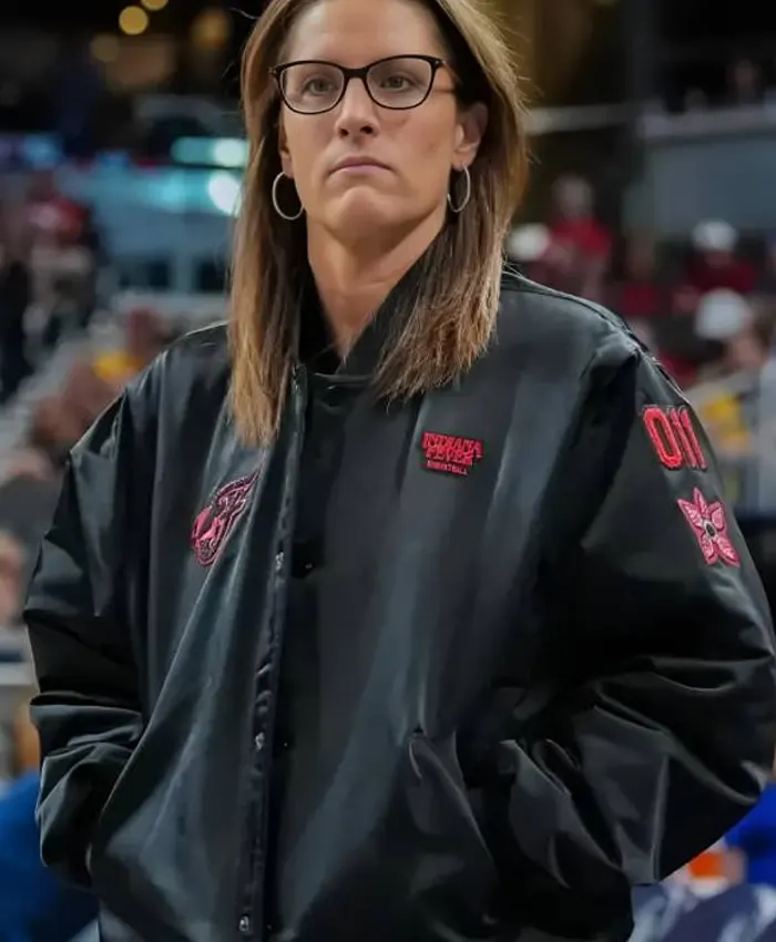 Stephanie White Indiana Fever Stranger Things Varsity Jacket