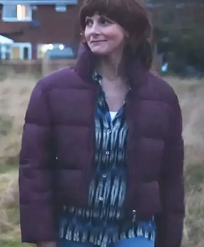 Such Brave Girls S02 Louise Brealey Puffer Purple Jacket