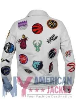 Team Basketball All Leather Jacket
