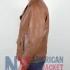The Amateur Brown 2025 Malek Rami Biker Jacket