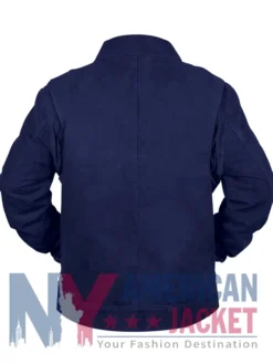 The Beast in Me S01 Matthew Rhys Suede Blue Jacket