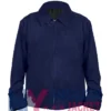 The Beast in Me S01 Rhys Blue Suede Matthew Jacket