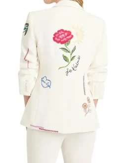 The Today Show Summer Trisha Yearwood White Love Blazer