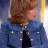 The View 2025 Collarless Joy Behar Denim Jacket