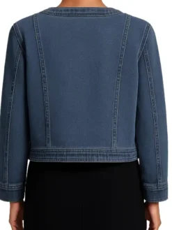 The View 2025 Joy Behar Denim Collarless Jacket
