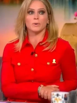 The View 2025 Sara Haines Red Jacket