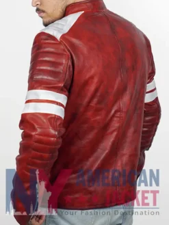 Tyler Durden Fight Club Leather Real Jacket