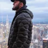 UFC 322 Islam Makhachev Black Quilted Jacket