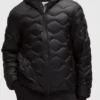 UFC 322 Makhachev Islam Quilted Black Jacket
