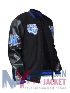 University of Memphis Black Classic Varsity Jacket
