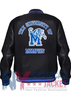 University of Memphis Classic Black Varsity Jacket