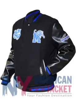 University of Varsity Memphis Classic Black Jacket