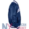 Varsity Satin Blue Georgetown Jacket
