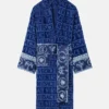 Versace Baroque Blue Bathrobe