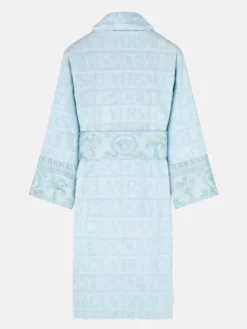Versace Baroque Blue Light Bathrobe