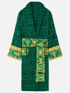 Versace Baroque Green Bathrobe