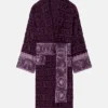 Versace Baroque Purple Bathrobe