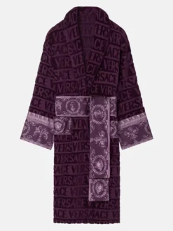 Versace Baroque Purple Bathrobe