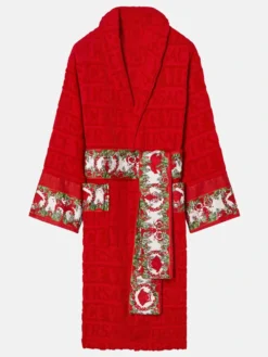 Versace Baroque Red Bathrobe