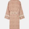 Versace Beige Baroque Bathrobe