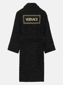 Versace Black Icon Bathrobe