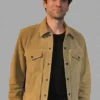 Wes Bentley Yellowstone Shirt Style Suede Trucker Jacket