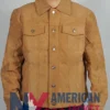 Wes Bentley Yellowstone Suede Shirt Trucker Jacket
