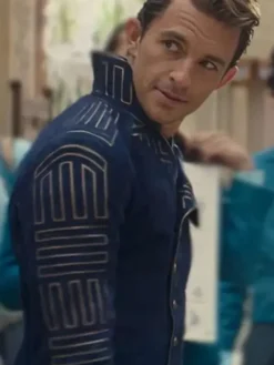 Wicked 2024 Jonathan Bailey Blue Jacket