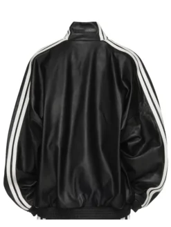 Women's Gym Black Vetements Leather Jacket