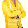 Yellow Freddie Mercury Leather Jacket