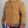 Yellowstone Wes Bentley Shirt Suede Trucker Jacket