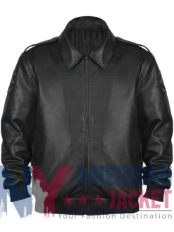 2025 Wake Up Dead Man Mila Kunis Bomber Leather Jacket