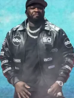 50 Cent Tottenham Hotspur Stadium Leather Jacket