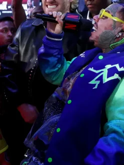 6ix9ine Jake Paul vs Varsity Anthony Joshua Jacket