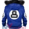 8 Ball Multiple Colors Bomber Unisex Hooded Leather Jacket