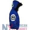8 Ball Multiple Colors Unisex Bomber Leather Hooded Jacket
