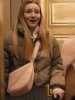 Man Vs Baby S01 Maddy Brown Puffer Jacket