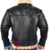 Alden Shearling Black SF Bomber Jacket