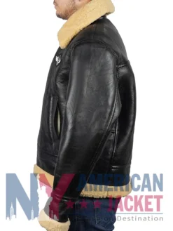 Alden Shearling Bomber Black SF Jacket