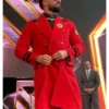 Seth Rollins WWE Raw Netflix Kickoff Red Wool Coat