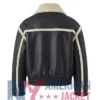 Aviator Leather Black with Jacket Fur Collar