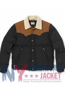 Black Puffer Jacket Stegaro