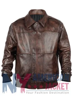 Bomber Full Grain Leather Jacket